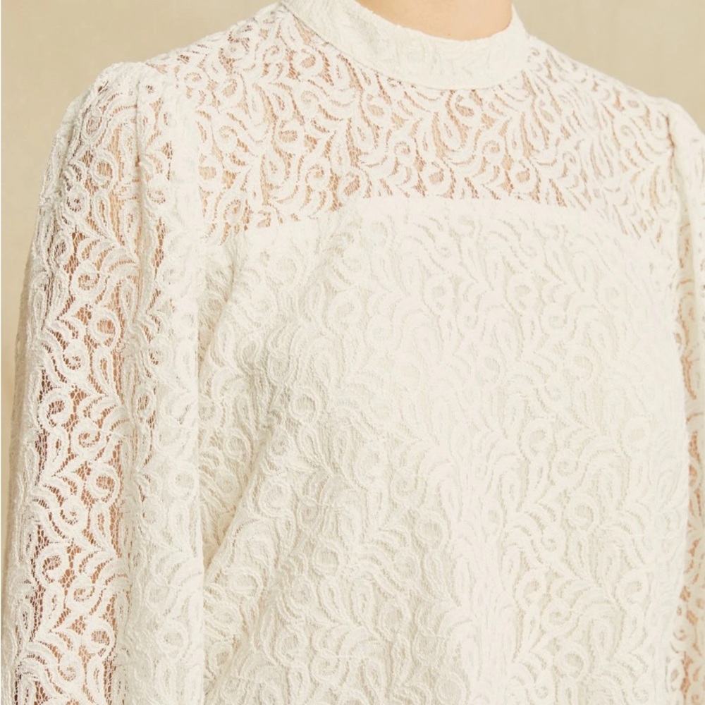 Amour Vert Mathea Upcycled Lace Top NWOT